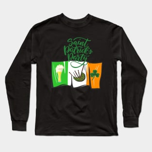 Enjoy the Saint Patrick's Day, with all Irish symbols on your shirt! Long Sleeve T-Shirt